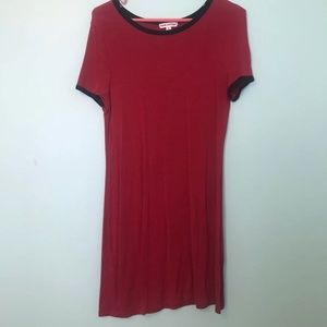 Red T-Shirt Dress